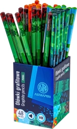 Háromszögletű grafitceruza HB ASTRA Pixel One