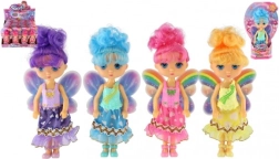 Tündér baba szárnyakkal 15 cm, vegyes színek