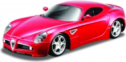 Bburago Alfa Romeo 8C Competizione piros modell