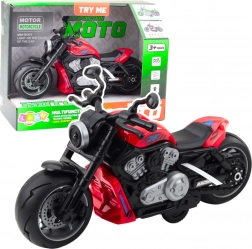 Piros játék motor fény- és hangeffektusokkal