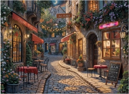 Utcai bárok puzzle 1000 darabbal