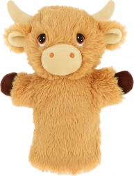 Plüss kézbáb Hegyvidéki Tehén