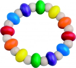 DETOA hajlítható fa gyűrű 9 cm, 6 hónapos kortól