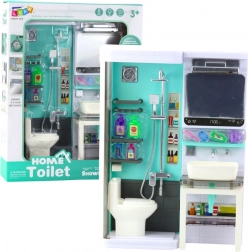 Gyermek fürdőszoba – zuhany, mosdó és WC fényekkel és hangokkal