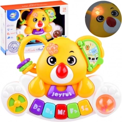 Színes gyerek zongorácska vidám állathangokkal – Színes