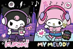 160 darabos Kuromi uralkodik Hello Kitty felett Trefl puzzle