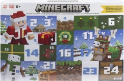 minecraft adventi naptár 2024 figurákkal és kiegészítőkkel