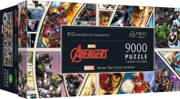 Puzzle 9000 darabos Marvel Across the Comic Universe