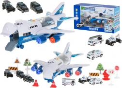 Rendőrségi repülő 6 autóval