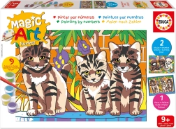 Számozott kifestő cicák és kiskutyák EDUCA