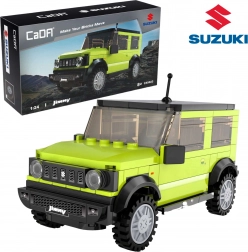 CaDA SUZUKI Jimny építőkészlet 1:24 zöld terepjáró, 192 elem