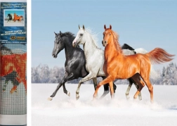 Gyémántfestés Ló trió 30x40cm