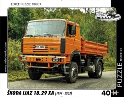 RETRO-AUTA kirakó – ŠKODA LIAZ 18.29 XA, 40 darabos