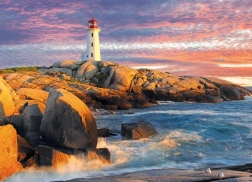 Puzzle EUROGRAPHICS Peggy's Cove világítótorony, Új-Skócia – 1000 darab