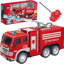 woopie távirányítós tűzoltóautó RC vízsugár funkcióval