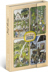 Heti mágneses naptár Josef Lada 2026, 11 x 16 cm