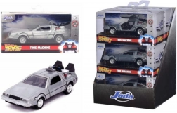 Fém autómodell Vissza a jövőbe DeLorean Time Machine 1:32 nyitható ajtókkal