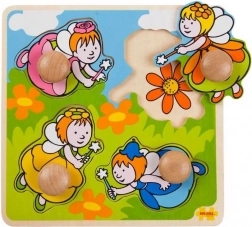 Bigjigs Toys behelyezős puzzle Tündérek