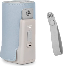 Vezeték nélküli palackmelegítő Thermup Go Plus – égkék