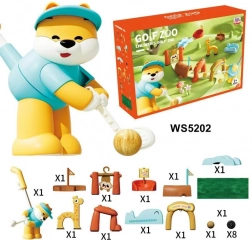 Mega golfkészlet állatkákkal és habszőnyeggel gyerekeknek