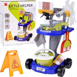 Gyermek takarítókocsi tartozékokkal és porszívóval