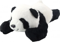 Plüss fekvő panda 30 cm fekete-fehér