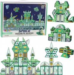 Mágneses építőkészlet Kozmosz Állomás 4D 172 darab