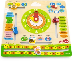 VIGA oktató fa naptár gyerekeknek – angol