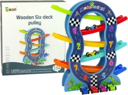 Fából készült Versenypálya 6 Szinttel