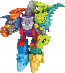 5 az 1-ben csavarozható dinoszaurusz készlet – robot építőjáték