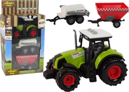 Nagy traktor LED lámpákkal és hangokkal – 2 mezőgazdasági gép készlet