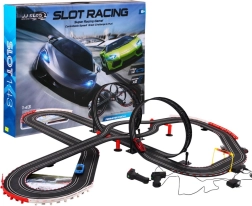 Gyermek versenypálya 10 méter 6+ fényekkel és két autóval 1:43
