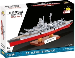 BISMARCK csatahajó építőkészlet 1:700 (590 elem)