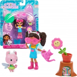 Kis készlet GABBY'S DOLLHOUSE – Gabi Szivárványkert kiegészítőkkel