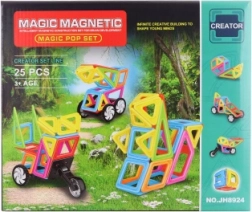 Magic Magnetic Pop Set mágneses építőkészlet, 25 darab