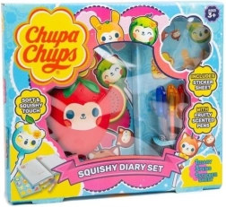 Chupa Chups Squishy iskolai szett – napló, zselés tollak és matricák