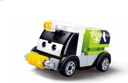 Sluban huzogatós kisautó Zöld tartály