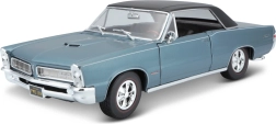 Maisto 1965 Pontiac GTO fém modellautó kék 1:18