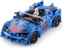 CADA távirányítós versenyautó építőkészlet, 585 elem, katapultálható üléssel
