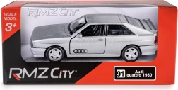 Fém RMZ City Audi Quattro Coupé ezüst 1:35 visszahúzós