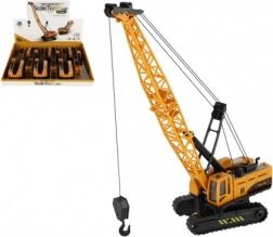 Műanyag lendkerekes darusautó 26 cm