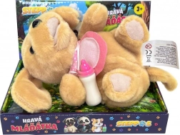 Interaktív kiskutyus üveggel a Steppostól