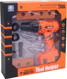 Gyermek elektromos fúró készlettel