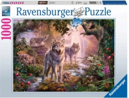 Ravensburger 1000 darabos puzzle – nyári farkascsalád