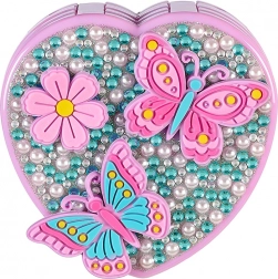 Kihajtható gyerek sminkkészlet szív alakban SOUZA!