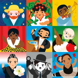 Mudpuppy Családi puzzle Kis művész 500 darab