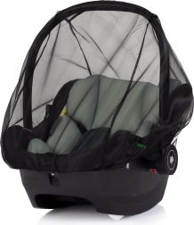 Univerzális szúnyogháló autósülésre CHIPO LINO, fekete