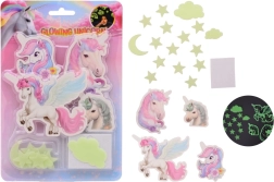 Világító Unikornis Matricák Falra