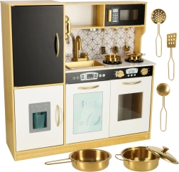 LULILO gyerek fa konyha hűtővel és táblával