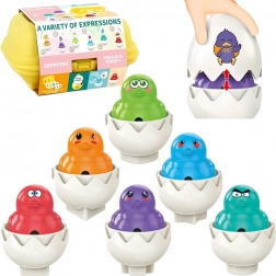 WOOPIE Mozaika Montessori Tojás Kapocs 6db